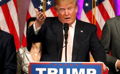 Ứng cử viên tổng thống Mỹ Donald Trump - Ảnh: Reuters.<br>