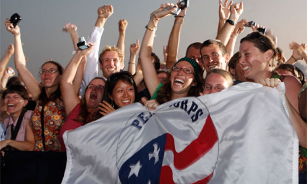Peace Corps được thành lập theo một sắc lệnh của cố Tổng thống John F. Kennedy vào năm 1961.
