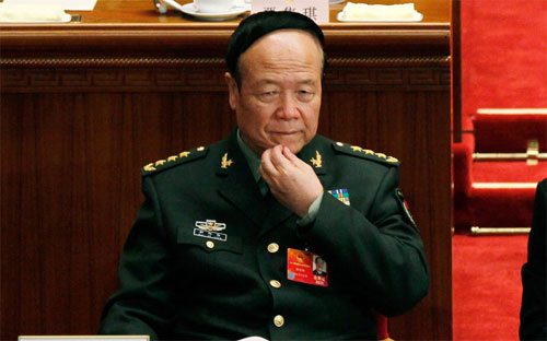 Tướng Quách Bá Hùng vào năm 2012 - Ảnh: Bloomberg/AP.<br>