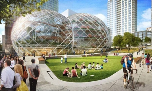 Ý tưởng xây dựng trụ sở “điên rồ” của Amazon