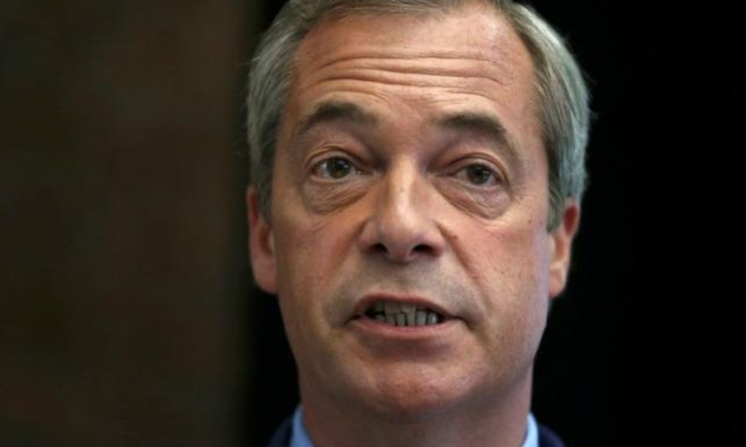 Thủ lĩnh phong trào Brexit của Anh, ông Nigel Farage - Ảnh: Reuters.