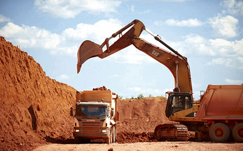 Khai thác bauxite ở Malaysia.<br>