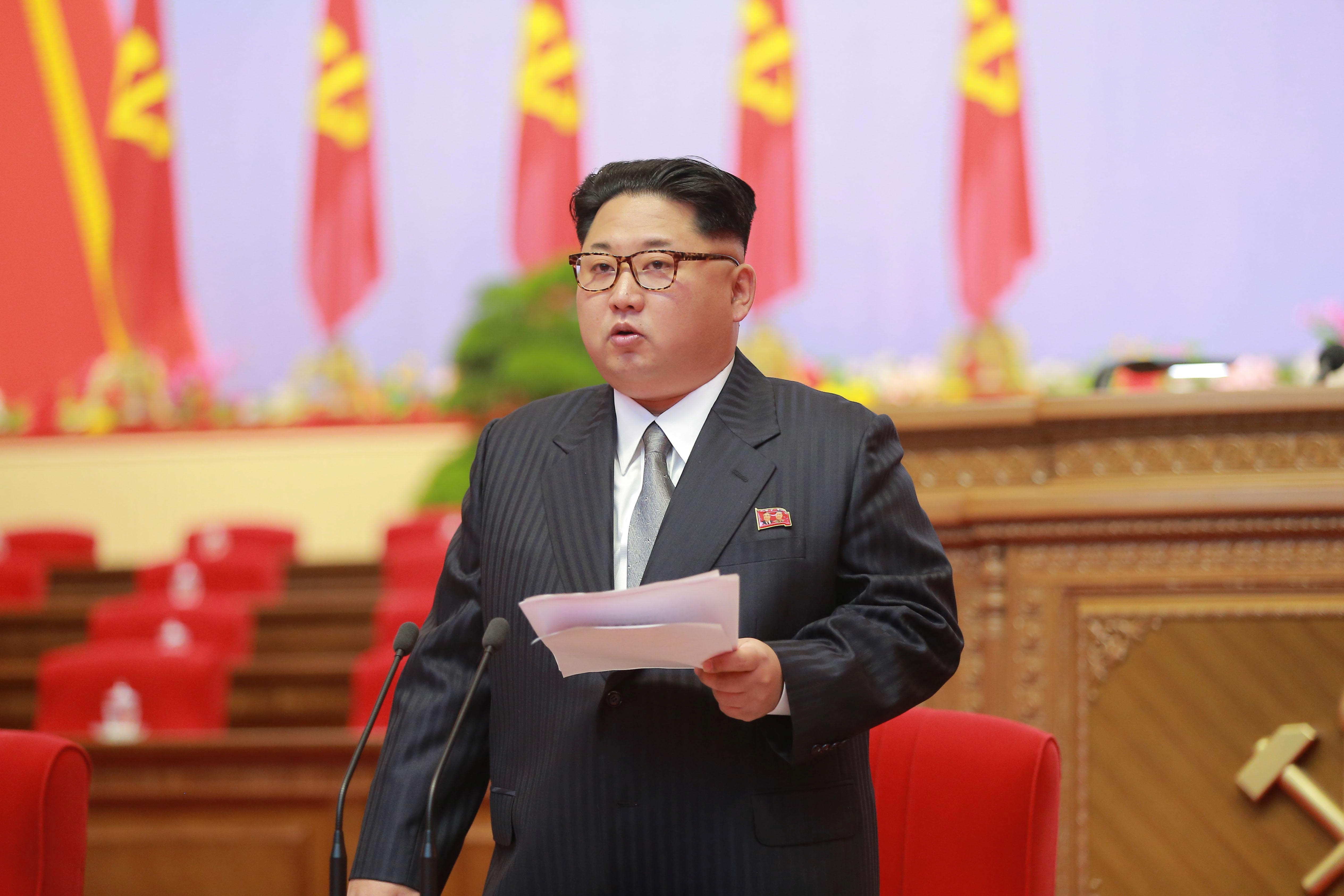 Nhà lãnh đạo Triều Tiên Kim Jong Un.<br>