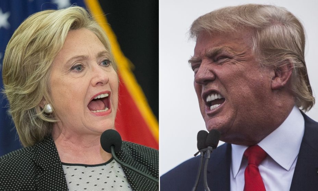 Hai ứng cử viên Tổng thống Mỹ Hillary Clinton (trái) và Donald Trump - Ảnh: ABC News.