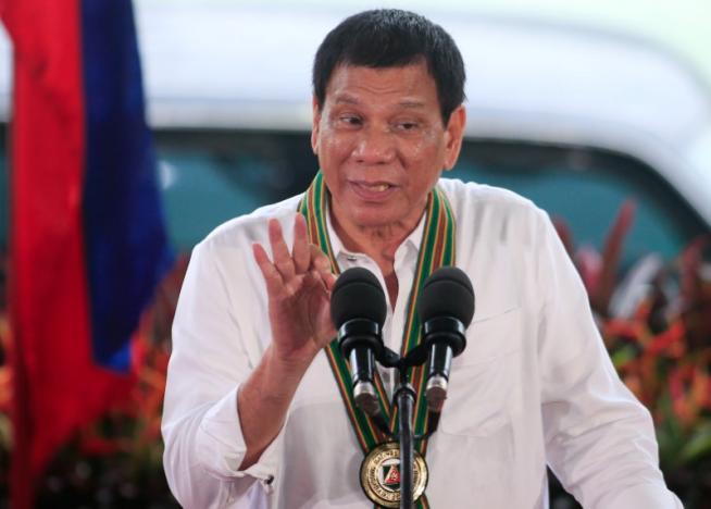Tổng thống Philippines Rodrigo Duterte - Ảnh: Reuters.<br>