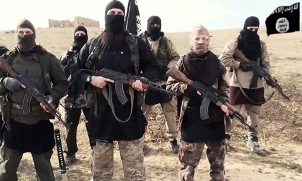 Chiến binh IS ở Syria - Ảnh: PA/Telegraph.