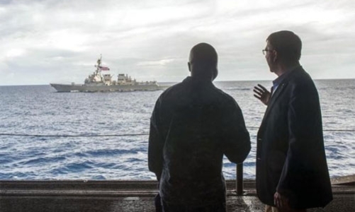 Mỹ tuyên bố vẫn tuần tra biển Đông