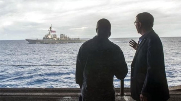 Mỹ tuyên bố vẫn tuần tra biển Đông