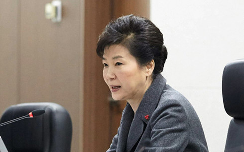 Tổng thống Hàn Quốc Park Geun-hye.<br>