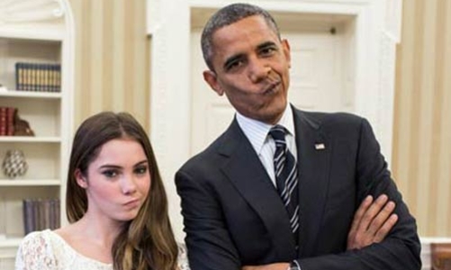 Những khoảnh khắc thú vị về Obama