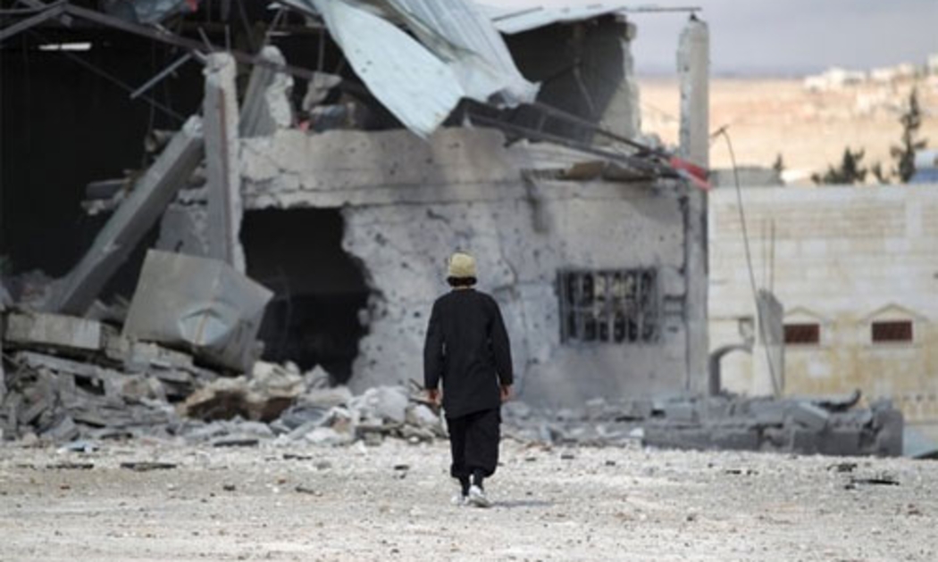 Thị trấn Babila của Syria bị cho là dính bom không kích của Nga hôm thứ Tư tuần này - Ảnh: Reuters/NYT.