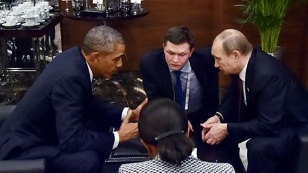 Hậu khủng bố Paris: Cuộc gặp 35 phút của Obama - Putin