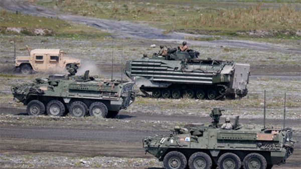 Mỹ-Philippines bắt đầu tuần tra chung trên Biển Đông