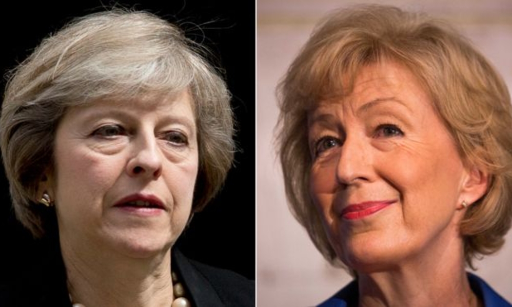 Bà Theresa May (trái) và bà Andrea Leadsom, hai ứng cử viên cho chức Thủ tướng Anh - Ảnh: BBC.