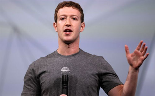 Giám đốc điều hành (CEO) Facebook Mark Zuckerberg.<br>