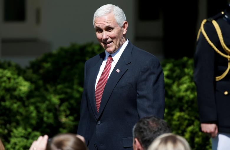 Tổng thống Mỹ Mike Pence - Ảnh: Reuters.<br>