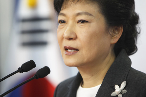 Tổng thống Hàn Quốc Park Geun-hye.<br>