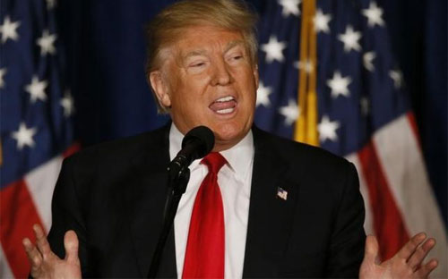 Ứng viên tổng thống Mỹ Donald Trump - Ảnh: Reuters.<br>