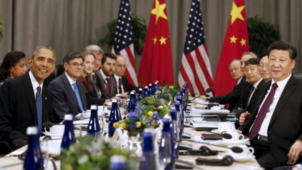 Chủ đề biển Đông trong cuộc gặp lãnh đạo Mỹ - Trung