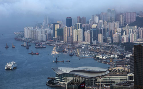 Một góc Hồng Kông - Ảnh: Bloomberg.<br>