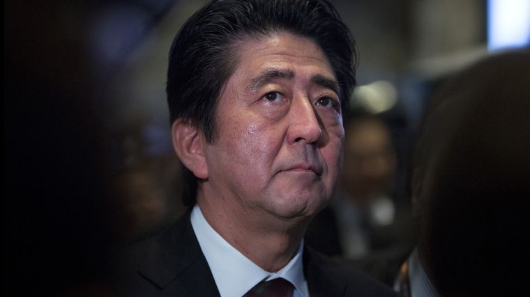 Thủ tướng Nhật Bản Shinzo Abe - Ảnh: Bloomberg.<br>