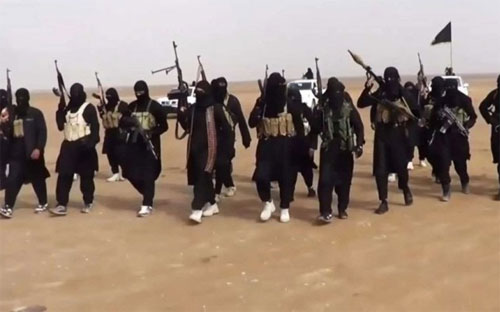 Một nhóm chiến binh IS ở Syria.<br>