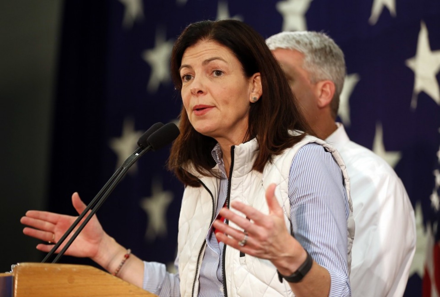 Bà Kelly Ayotte, người có thể được Tổng thống đắc cử của Mỹ Donald Trump bộ nhiệm vào ghế Bộ trưởng Bộ Quốc phòng - Ảnh: AP/WP.<br>