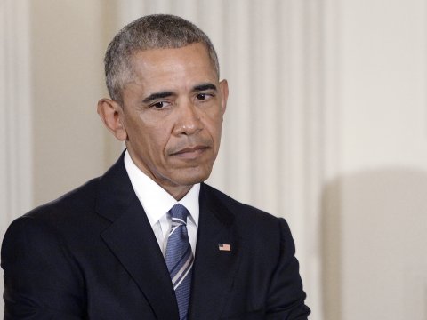 Tổng thống mới mãn nhiệm của Mỹ Barack Obama - Ảnh: Getty/BI.<br>