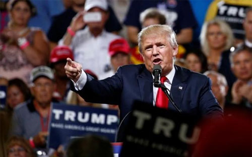 Ứng cử viên Tổng thống Mỹ Donald Trump - Ảnh: Reuters.<br>