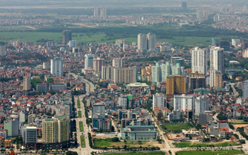 Quận Cầu Giấy và phố mới Trần Thái Tông.