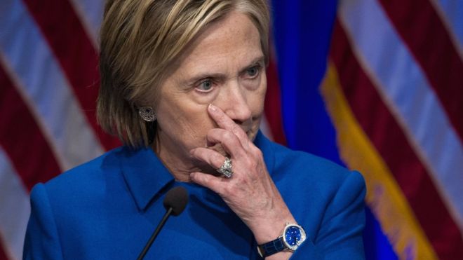 Bà Hillary Clinton - Ảnh: BBC.<br>