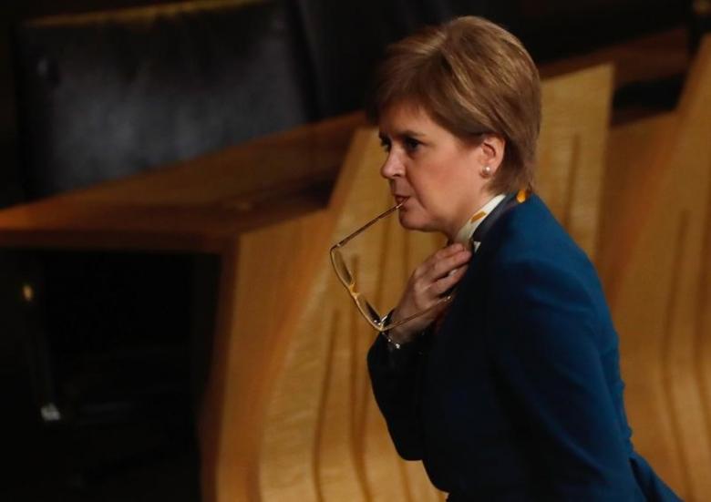 Bà Nicola Sturgeon, thủ hiến Scotland - Ảnh: Reuters.<br>