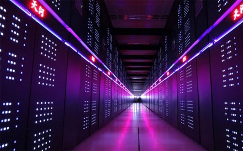 Một siêu máy tính của Trung Quốc.<br>