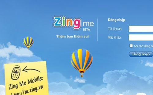 <span id="div" class="fl w100 mt10 span-detailimages relative">Giao diện trang đăng nhập mạng xã hội Zing Me.</span>