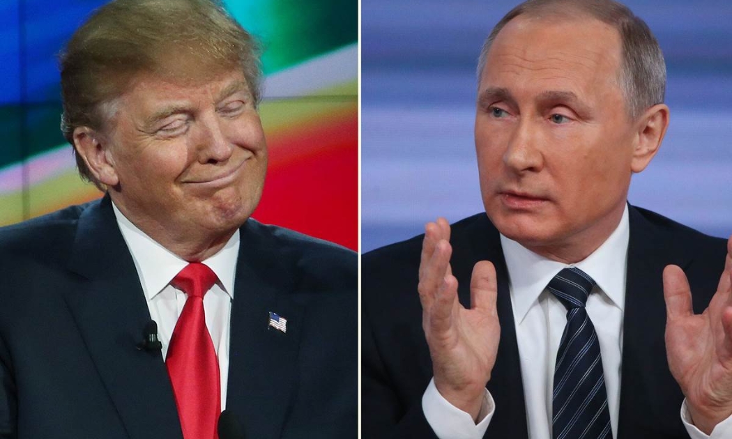 Tổng thống đắc cử của Mỹ Donald Trump (trái) và Tổng thống Nga Vladimir Putin (phải) - Ảnh: NBC News.