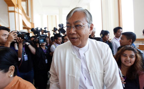 Ông Htin Kyaw, ứng cử viên tiềm năng cho ghế Tổng thống Myanmar - Ảnh: CNN/AP.<br>