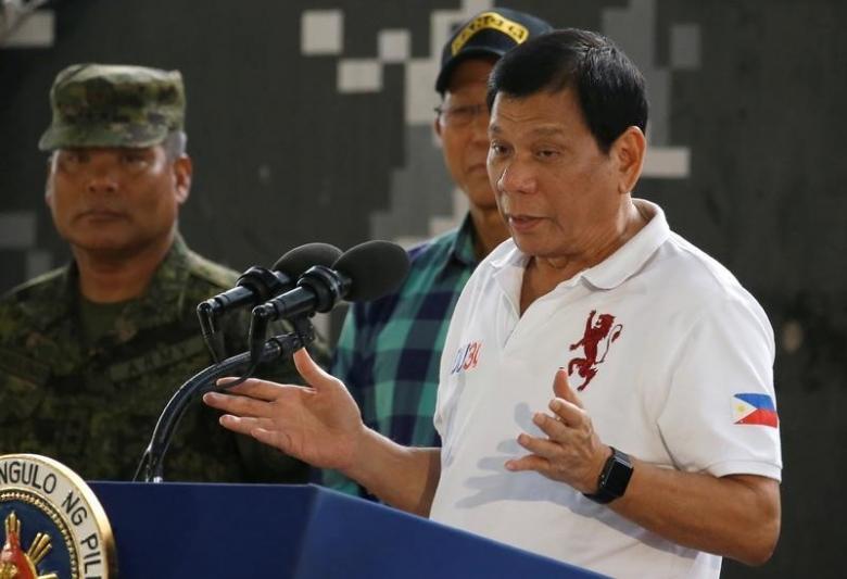 Tổng thống Philippines Rodrigo Duterte - Ảnh: Reuters.<br>