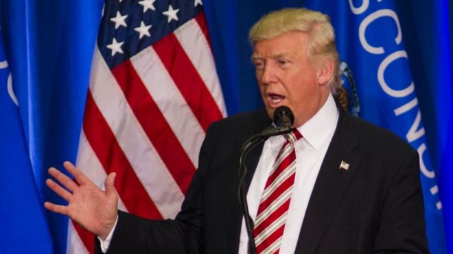 Ứng cử viên Tổng thống Mỹ Donald Trump - Ảnh: Getty/BBC.<br>