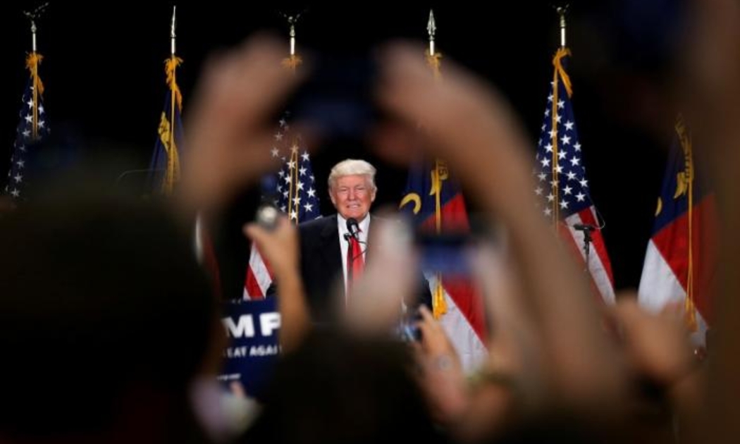 Donald Trump phát biểu ở Charlotte, North Carolina ngày 18/8 - Ảnh: Reuters.