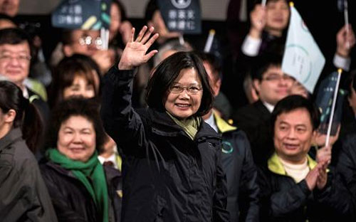 Theo Reuters, trở thành nhà lãnh đạo Đài Loan, bà Thái đã được trao một 
trong những công việc khó khăn và nguy hiểm nhất ở châu Á - Ảnh: CNBC/Getty. 