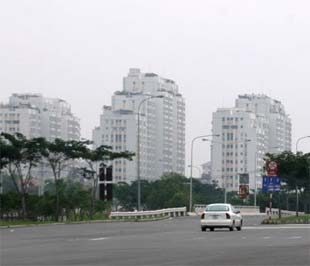 Nhà chung cư tại quận 7, Tp.HCM - Ảnh: Mộng Bình.