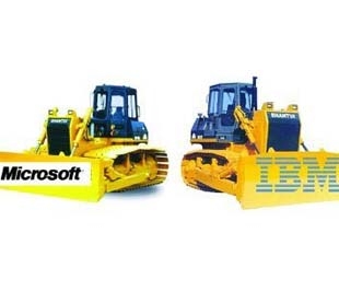 Liệu hai "ông lớn" Microsoft và IBM có thâu tóm các doanh nghiệp Web 2.0 nhỏ, không vượt nổi những khó khăn trong năm 2009?