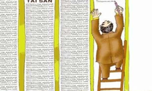 Cán bộ phải kê khai tài sản thường niên từ 2009