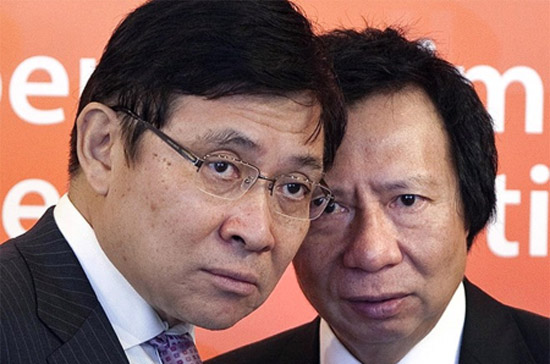 Thomas (phải) và Raymond Kwok - Ảnh: Bloomberg.
