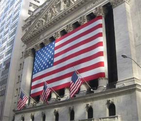 Mặt tiền Sở Giao dịch chứng khoán New York.