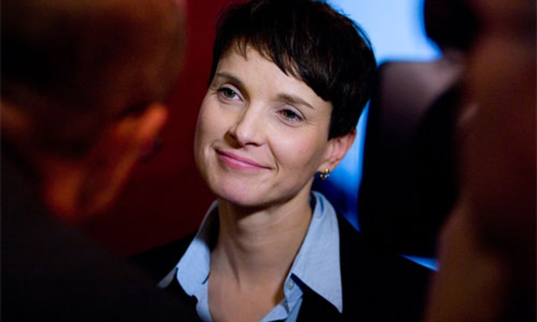 Bà Frauke Petry, thủ lĩnh đảng AfD của Đức - Ảnh: The Sun/Getty.