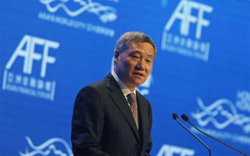 Ông Xiao Gang, người vừa bị cách chức Chủ tịch Ủy ban Chứng khoán Trung Quốc (CSRC) - Ảnh: Reuters.<br>