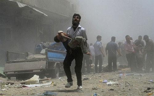 Cuộc nội chiến ở Syria đã khiến hơn 250.000 người thiệt mạng - Ảnh: Reuters.<br>