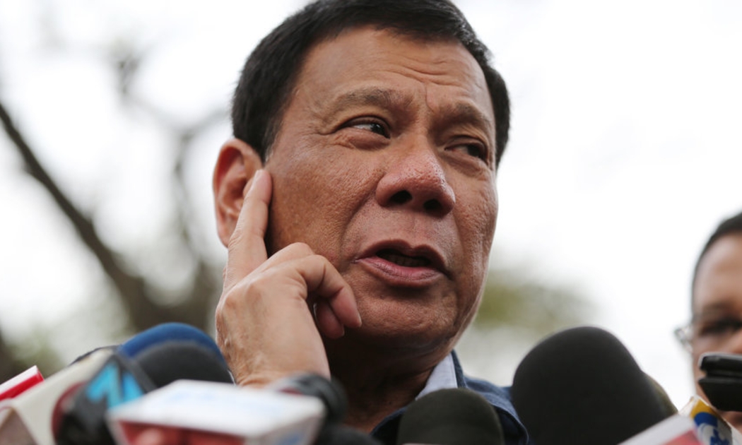 Tổng thống Philippines Rodrigo Duterte.