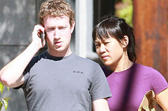 Mark Zuckerberg và bạn gái người Trung Quốc, Priscilla Chan.
